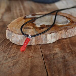 Figa koraal hangertje 925SS