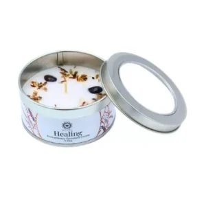 Green Tree Edelsteen Kaars Genezende Lavendel 70g