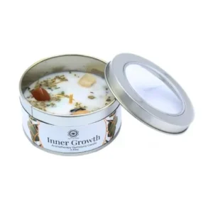 Green Tree Edelsteenkaars Innerlijke Groei Mint 70g