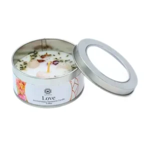 Green Tree Edelsteenkaars liefde roos 70g