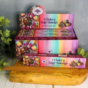 Green Tree Wierook 7 Chakra's Smudge Stick 15 gram