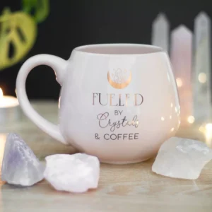 Mug Fueled by Crystals and Coffee