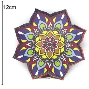 Portemonnee Bloem 12x12cm