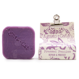 Agnes + Cat Pressed Pionies Shampoo Bar