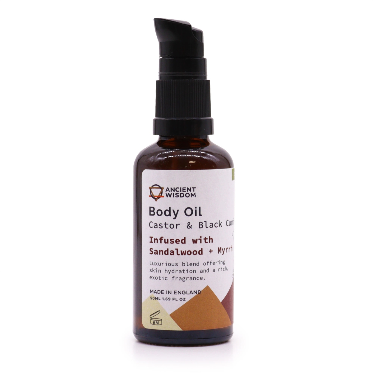 Biologische Lichaamsolie 50ml - Sandelhout & Mirre