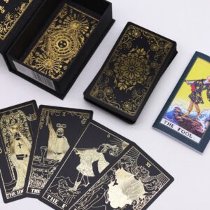 Goudfolie Tarot Set met Boek
