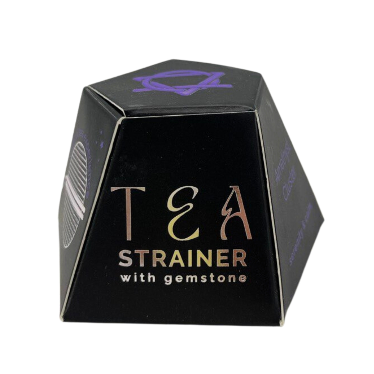 Rauwe Kristal Edelsteen Theezeefje - Amethist Cluster