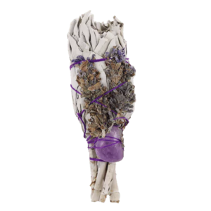Smudge Stick - Spiritual Healing Salie Fakkel (amethist) 10 cm