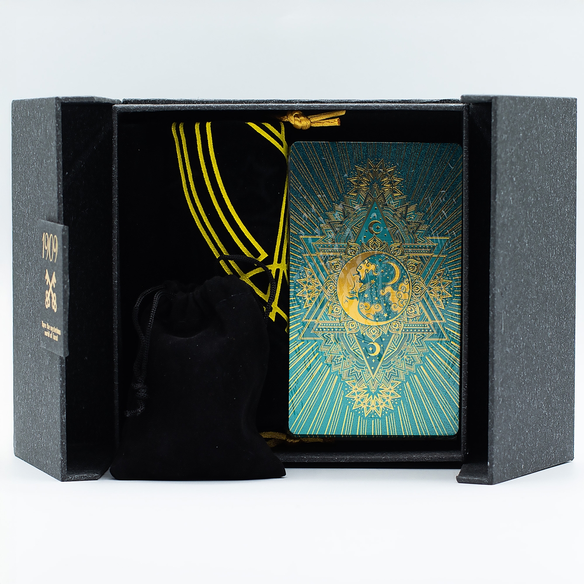 Tarotkaartenset Cadeauverpakking Met Goud- & Turquoise Folie – Met Boekje
