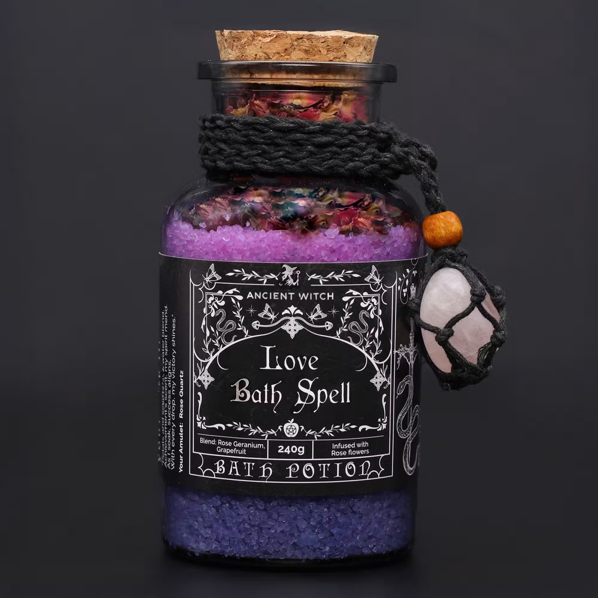 Ancient Witch - Love Bath Spell - Bath Potion