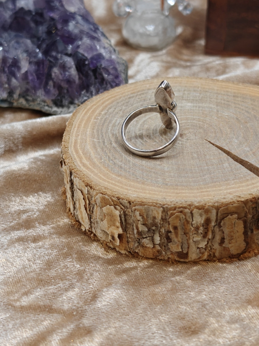 Ring Ethiopisch Opaal - 925SS - Maat 6