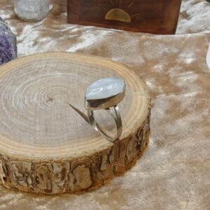 Ring Maansteen - 925SS - Maat 6