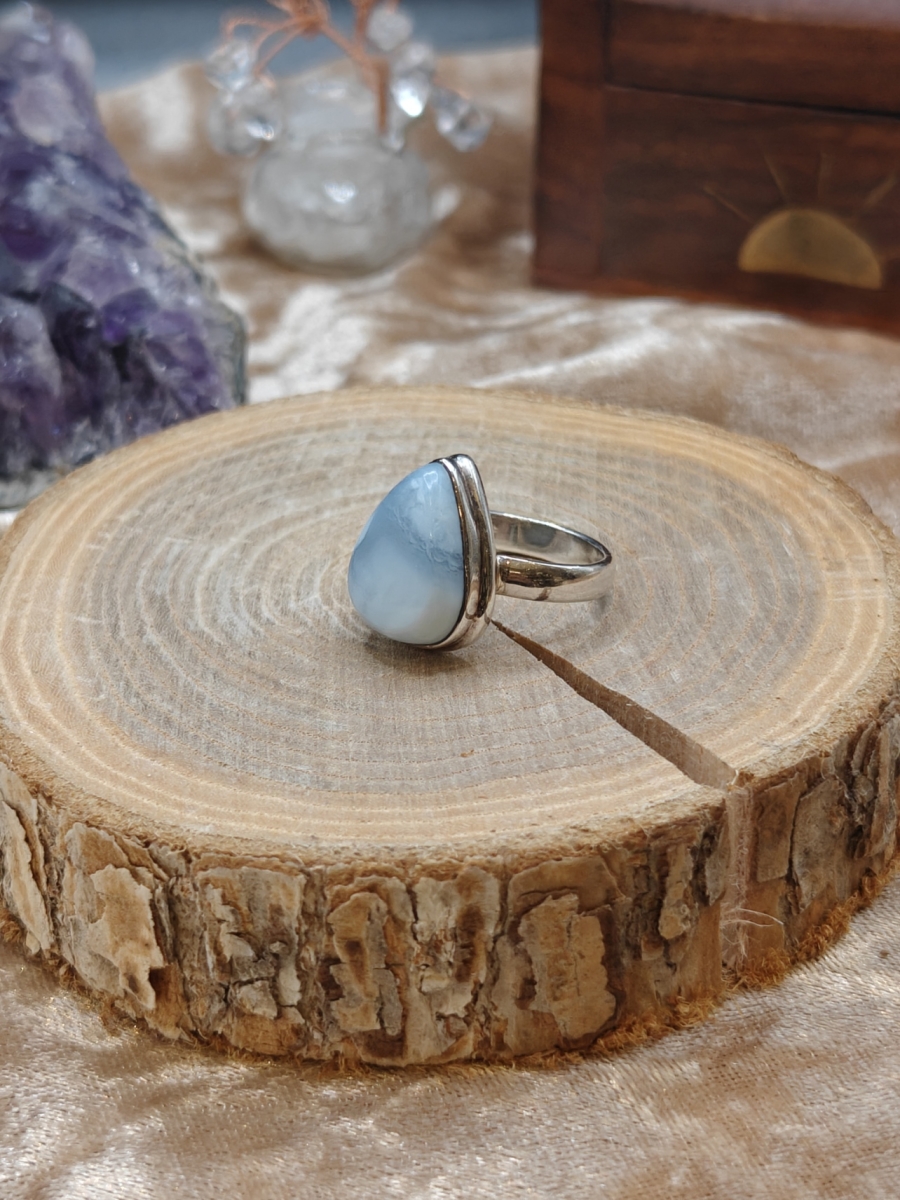 Ring Owyhee Opaal - 925SS - Maat 6
