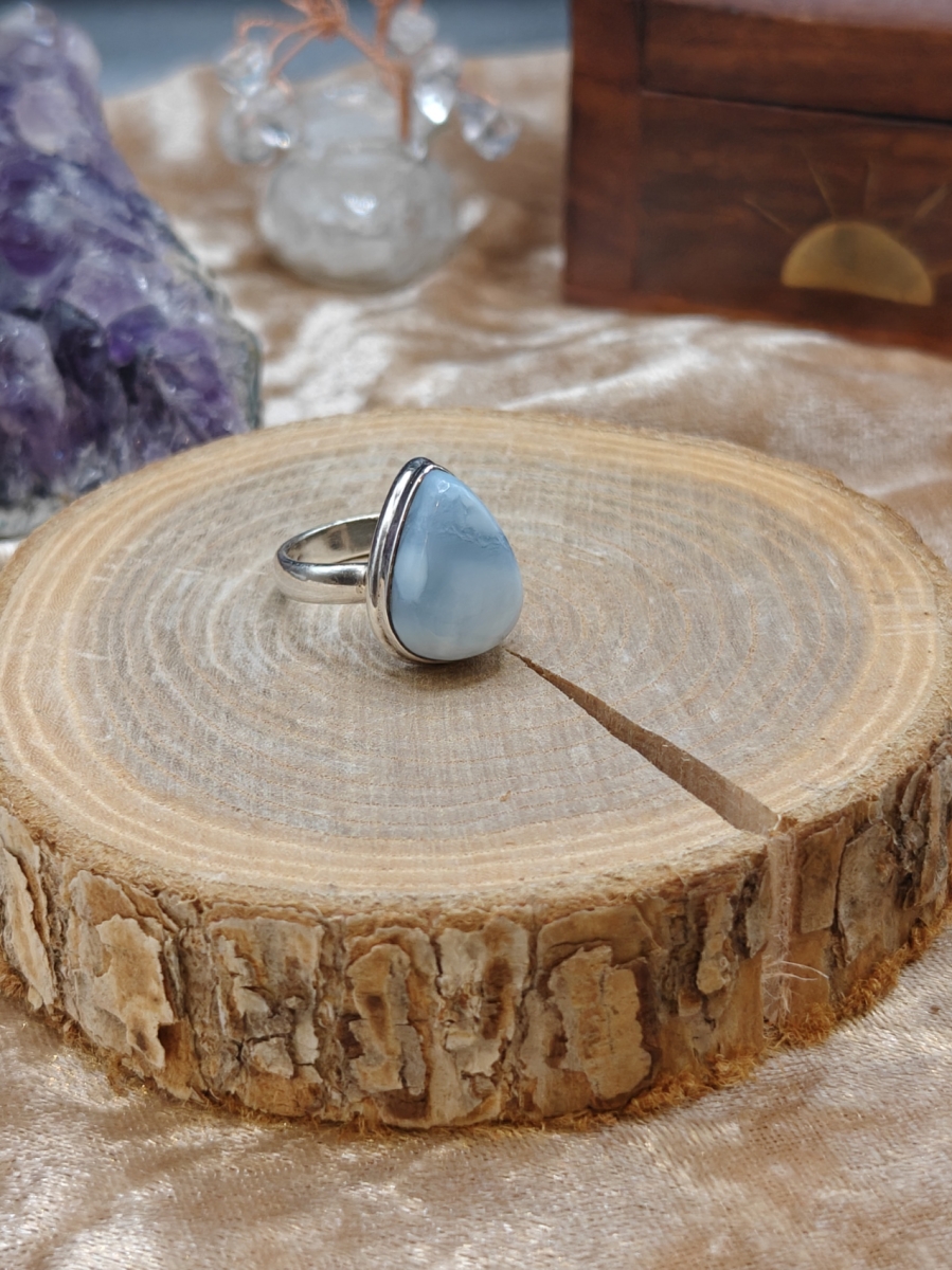 Ring Owyhee Opaal - 925SS - Maat 6