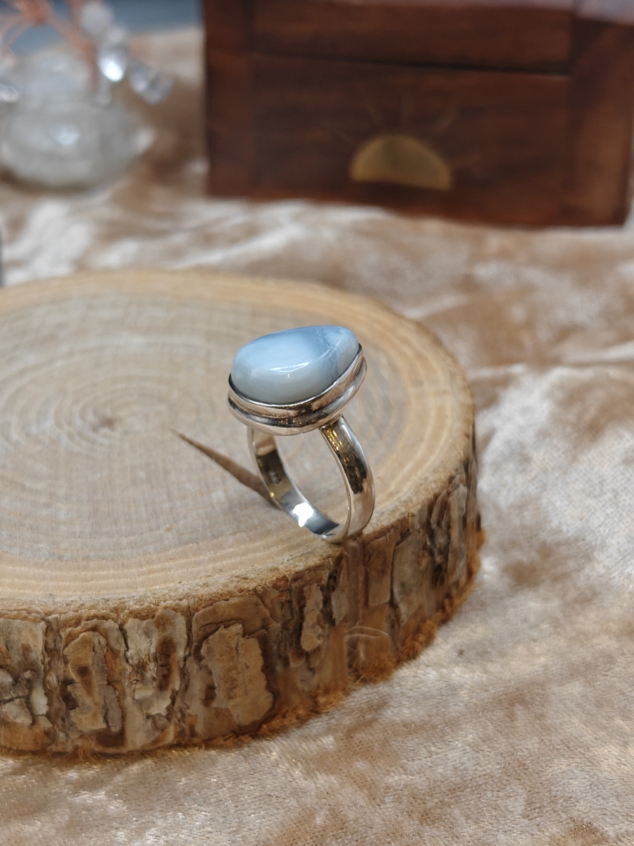 Ring Owyhee Opaal - 925SS - Maat 6