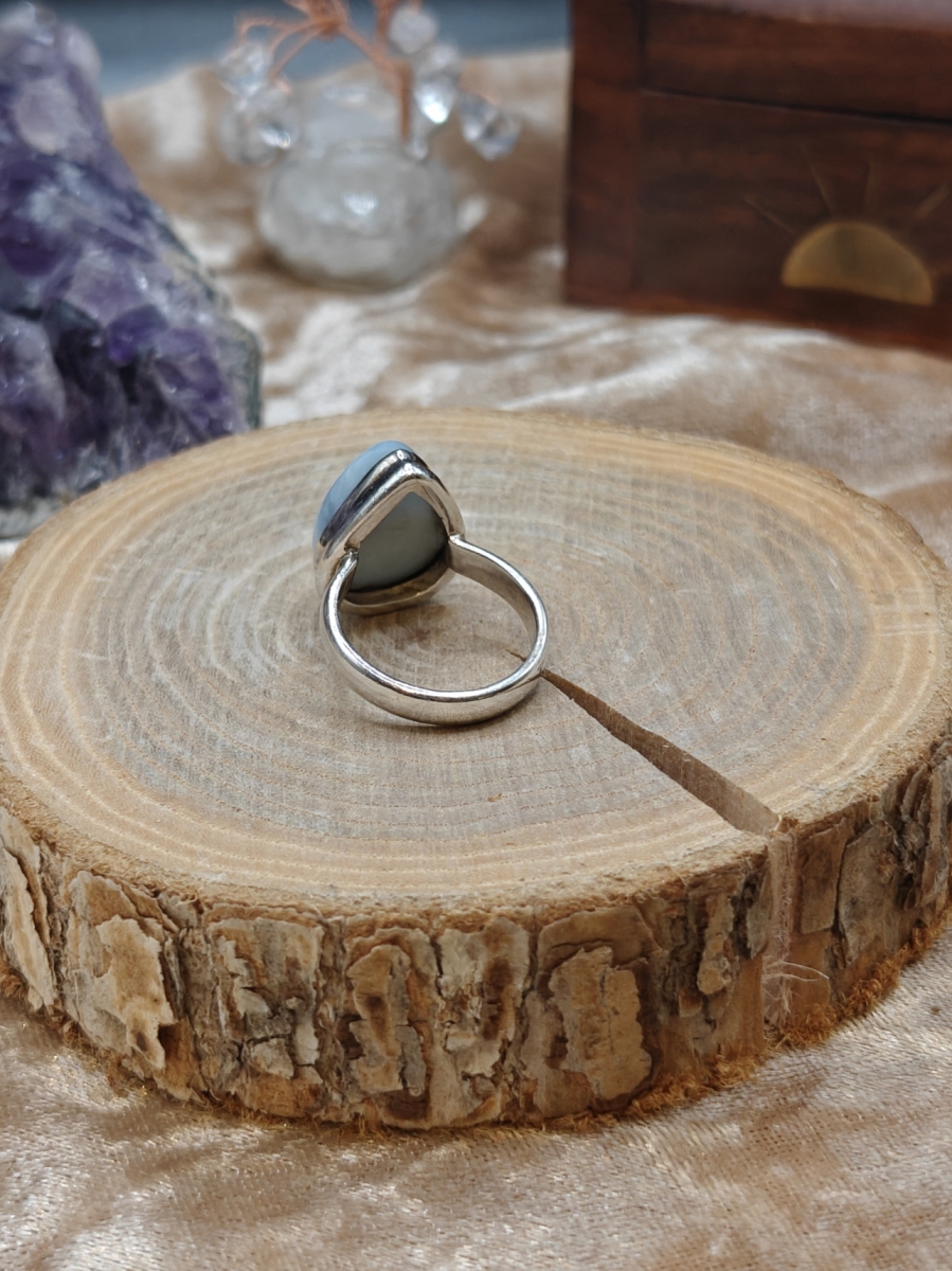 Ring Owyhee Opaal - 925SS - Maat 6