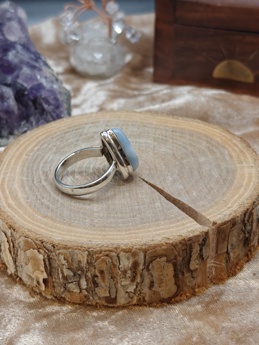 Ring Owyhee Opaal - 925SS - Maat 6