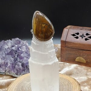 Ring Tijgeroog - 925SS - Maat 6