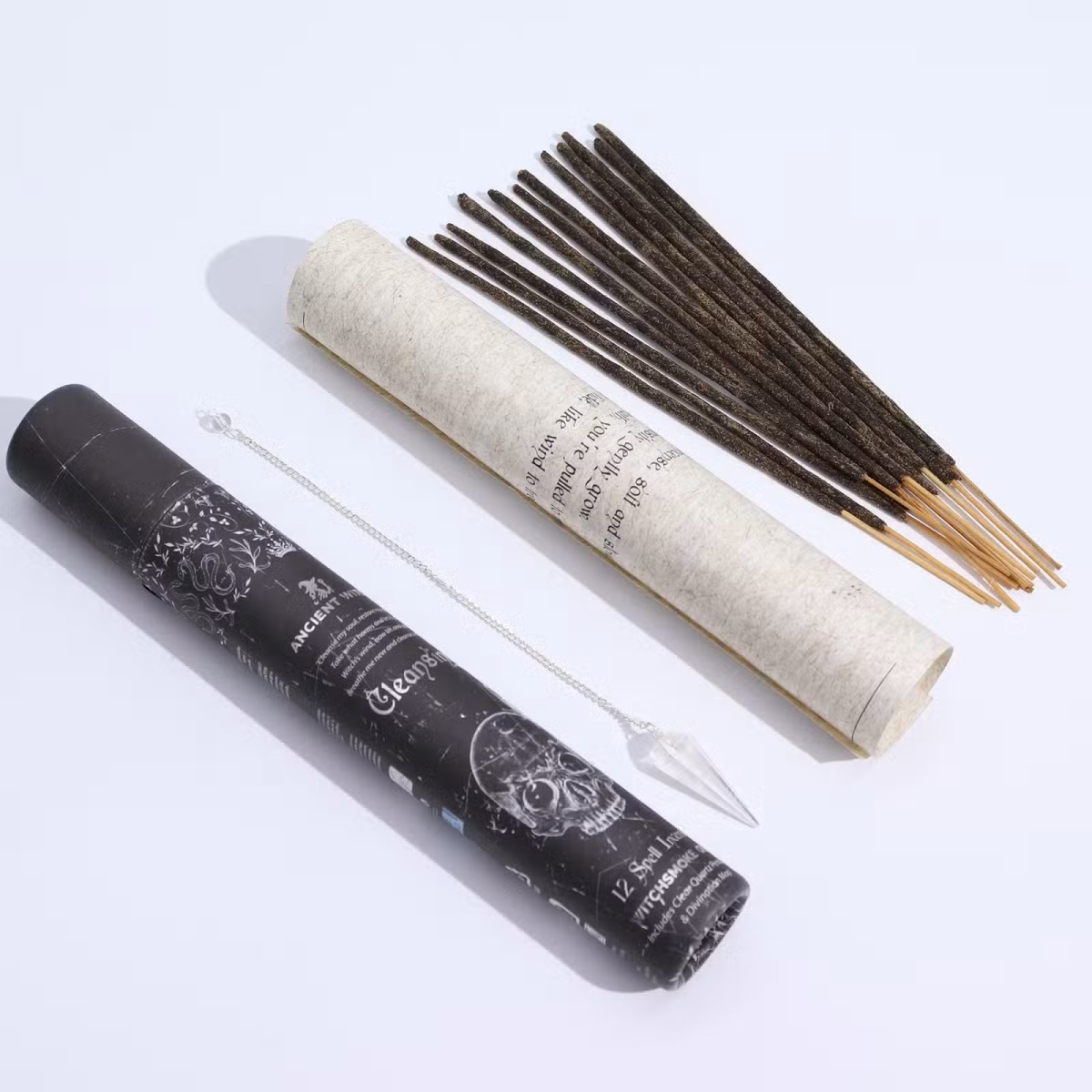 Ancient witch - Spreuk Wierook met pendel en pendelkaart - Cleansing