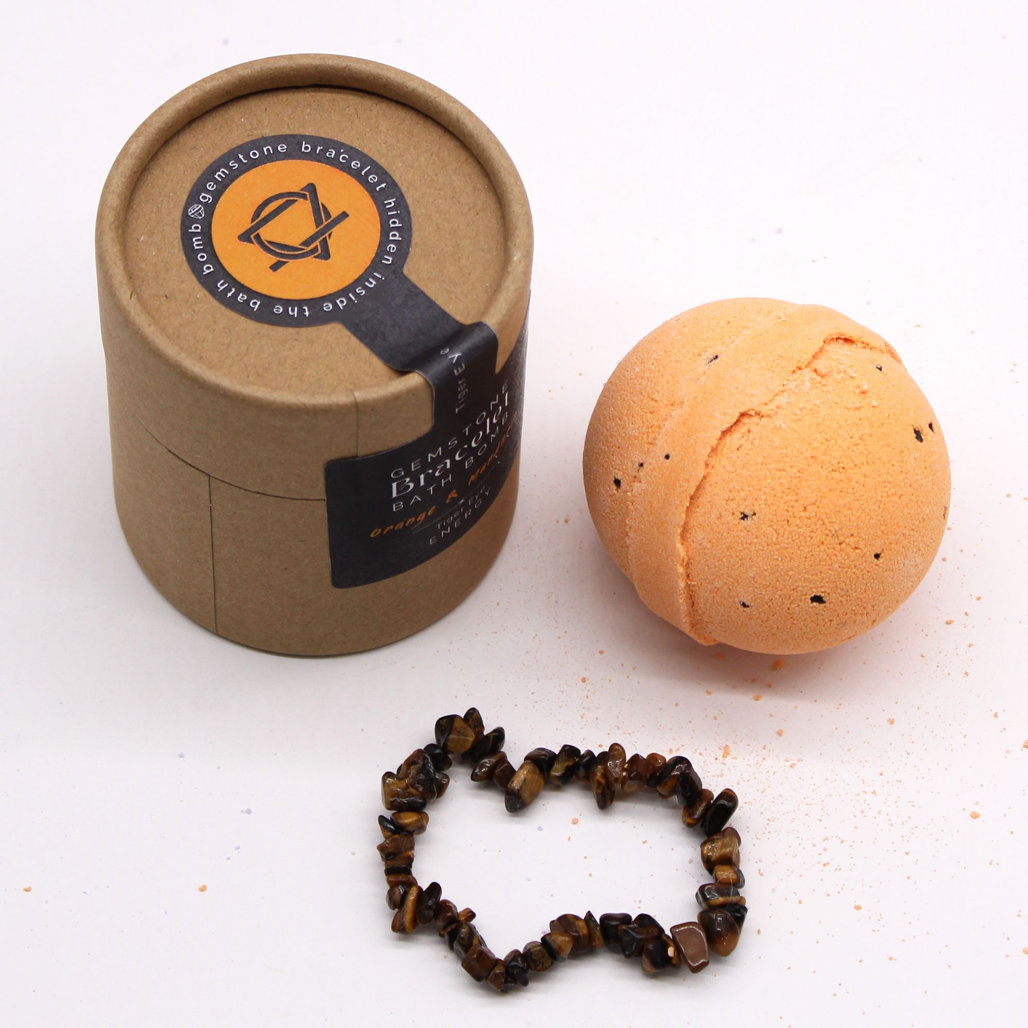 Tiger Eye Gem Bracelet Bath Bomb - Afbeelding 5