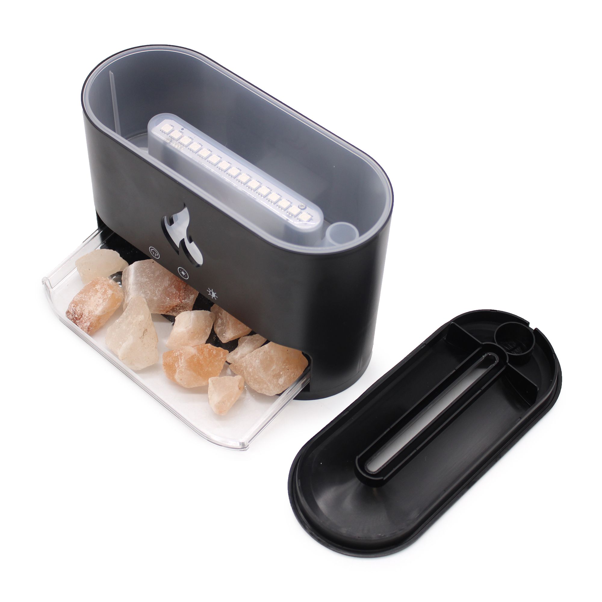 Blaze Aroma Diffuser - Himalayan Salt Chamber - USB-C - Flame Effect (Salt included) - Afbeelding 7