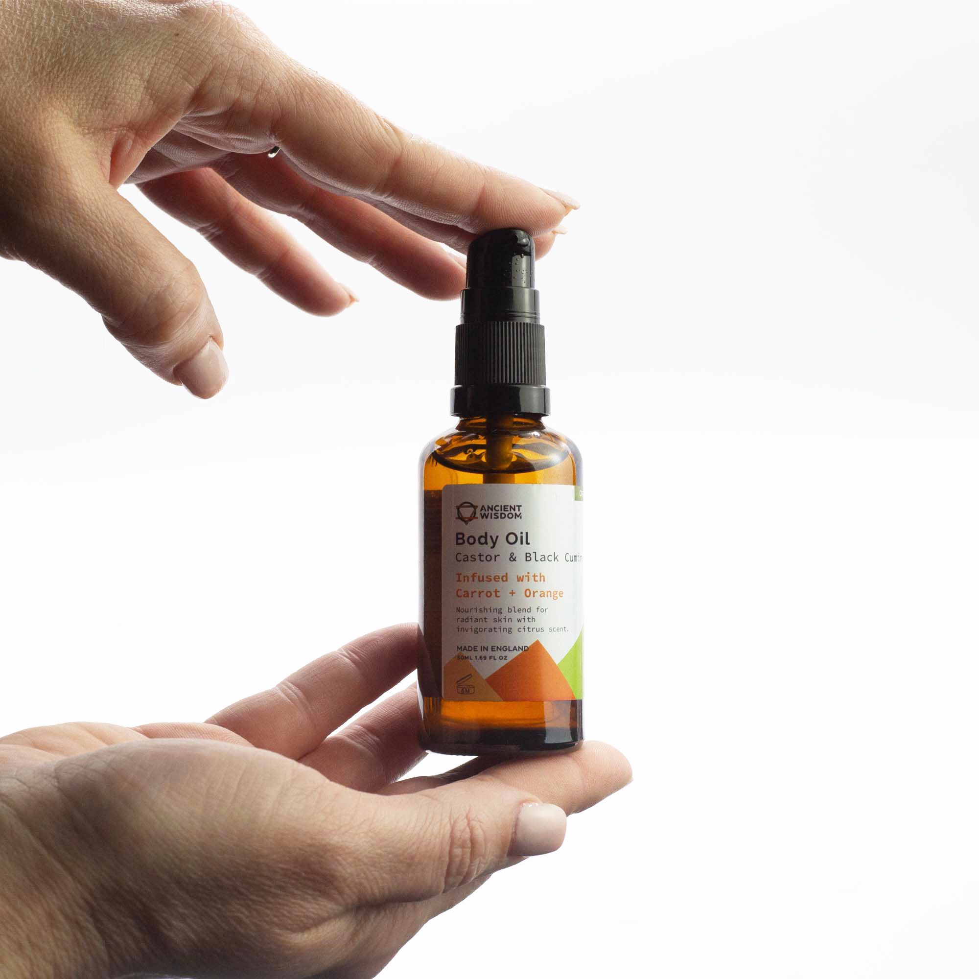 Organic Body Oil 50ml - Carrot & Orange - Afbeelding 4