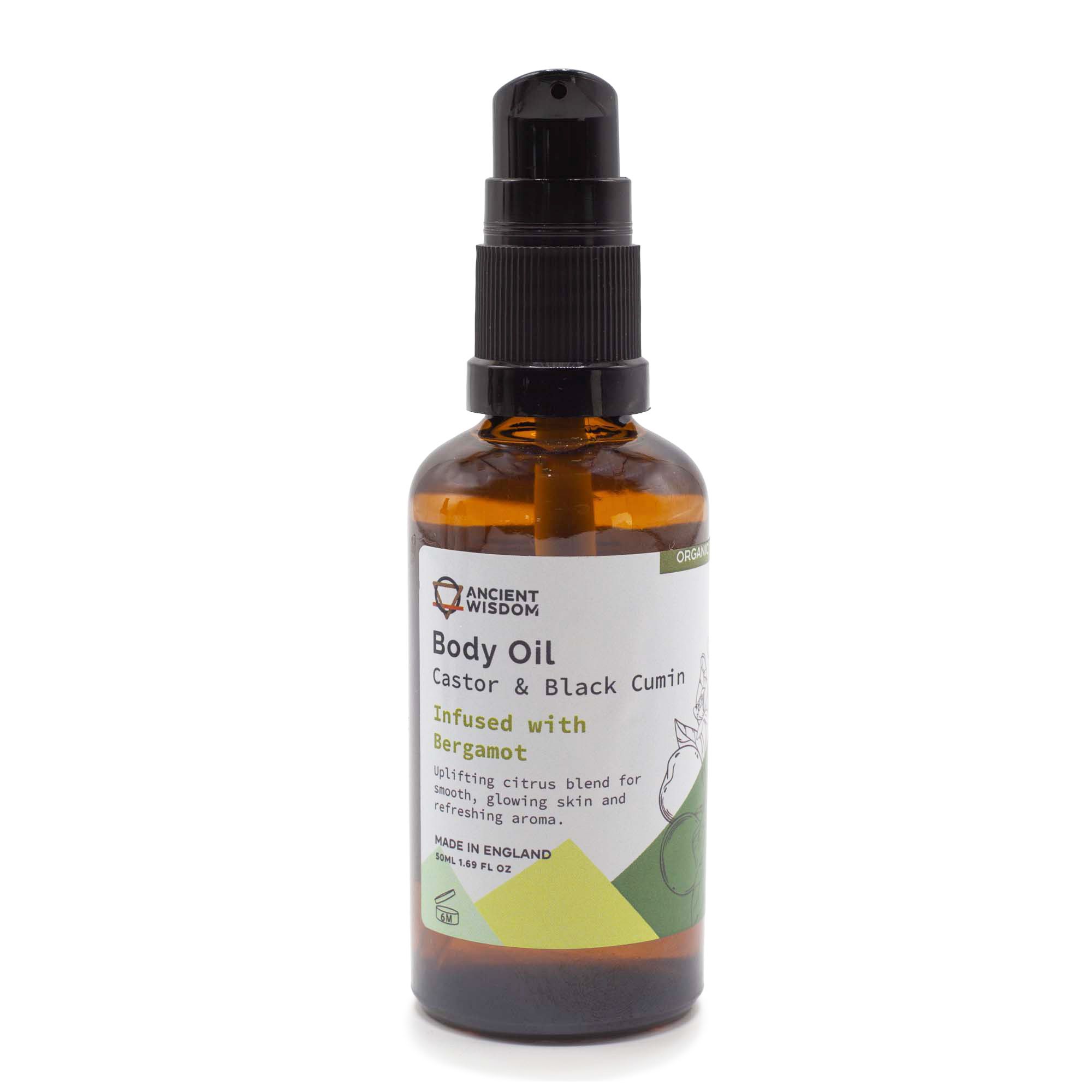 Organic Body Oil 50ml - Bergamot - Afbeelding 2