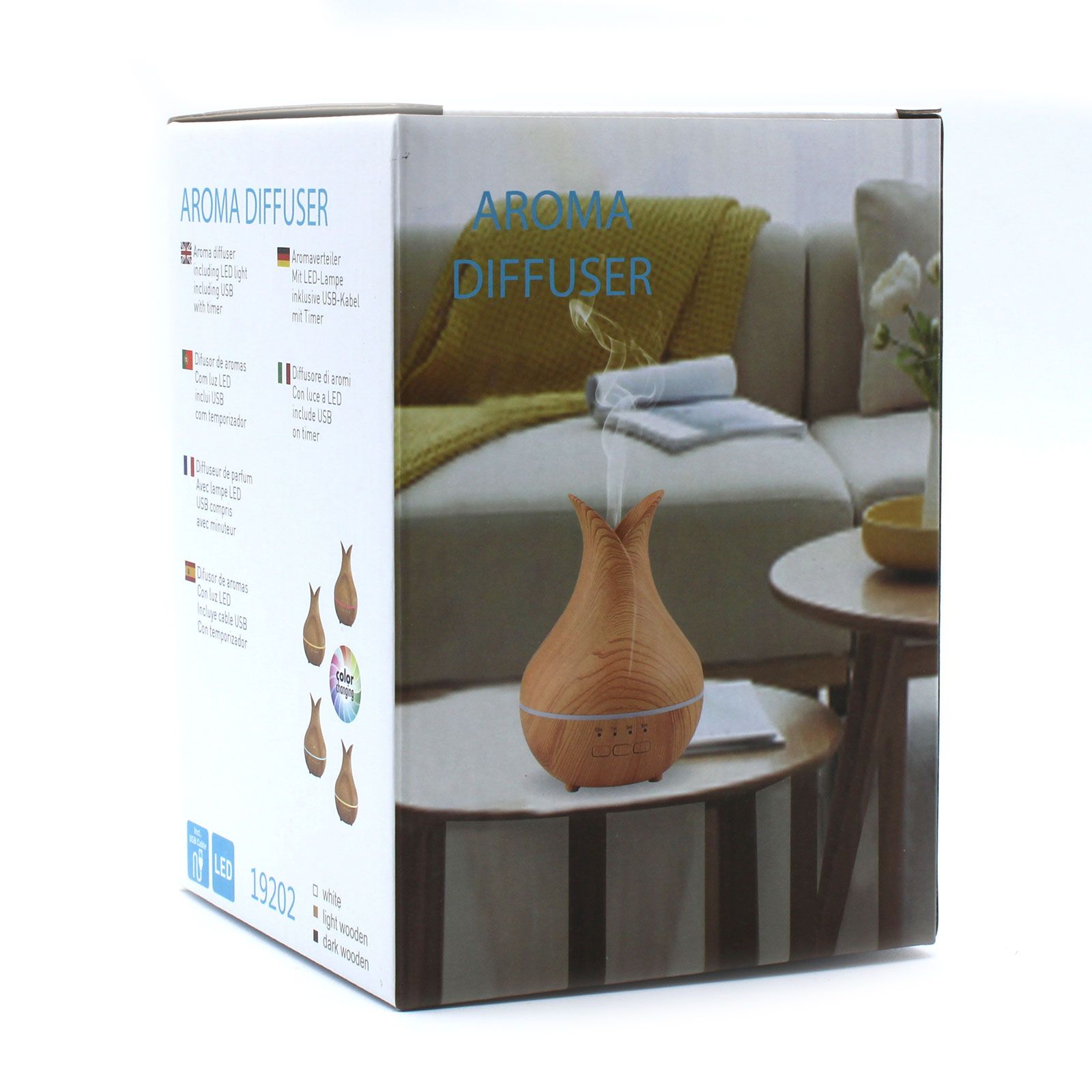 Palermo Atomiser - USB - Colour Change - Timer - Afbeelding 3