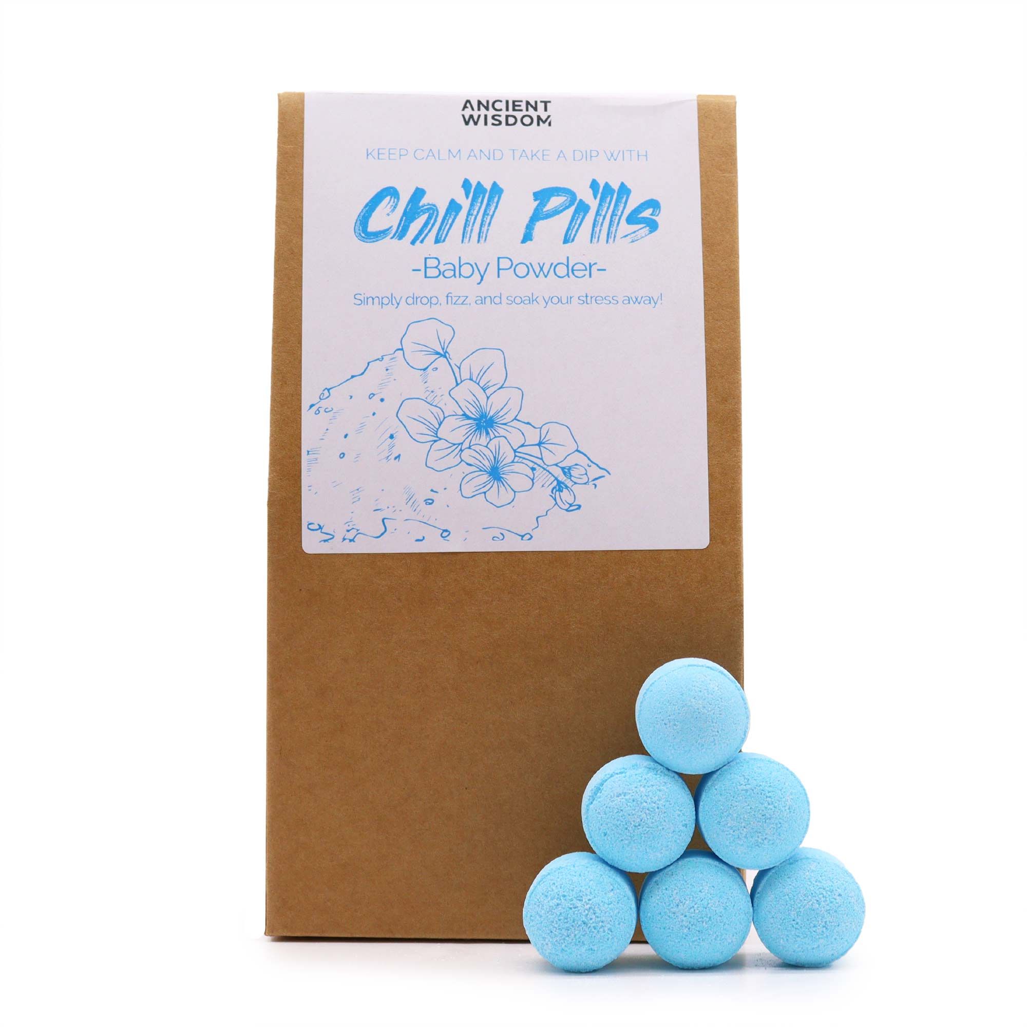 Chill Pills Gift Pack 350g - Baby Powder - Afbeelding 2