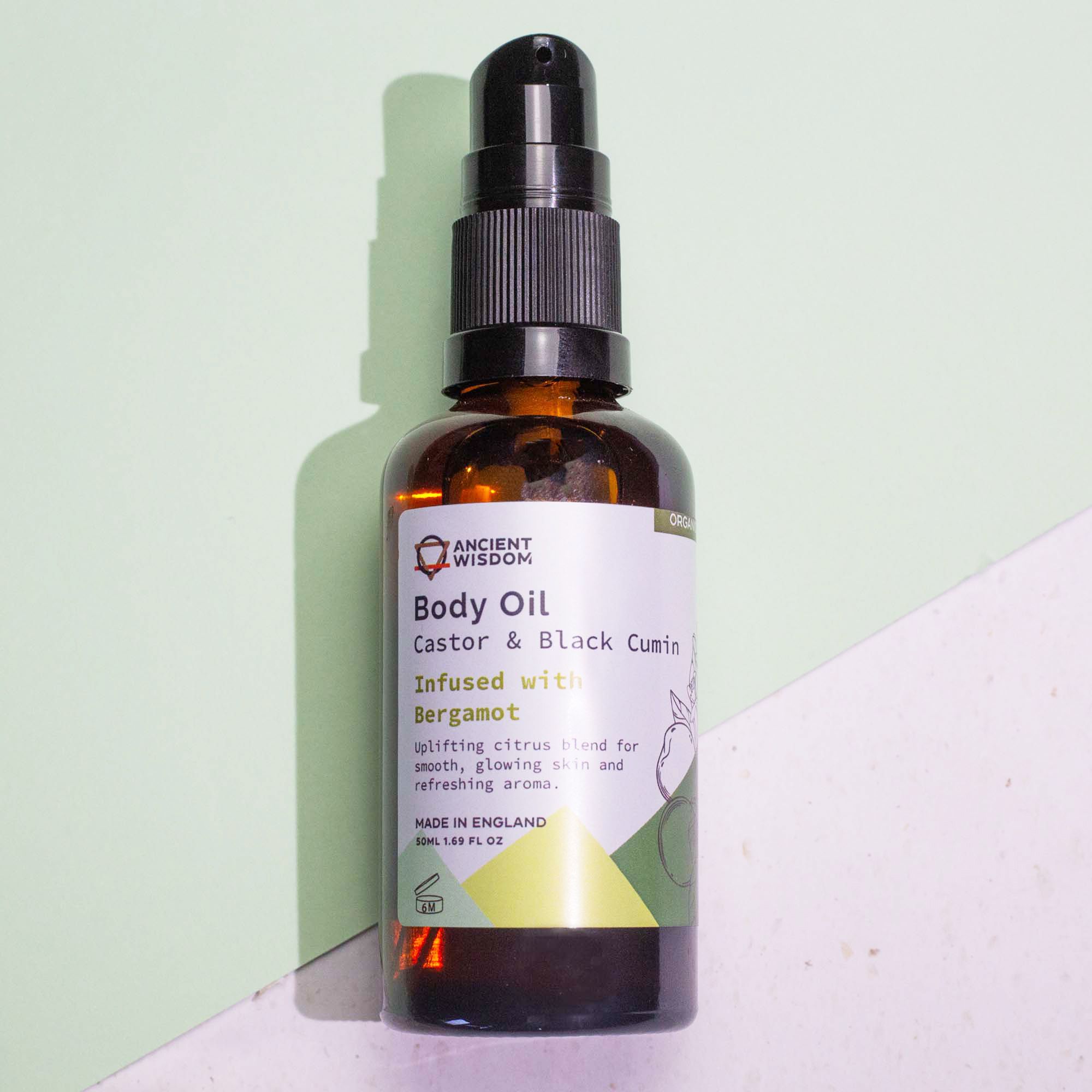 Organic Body Oil 50ml - Bergamot - Afbeelding 3