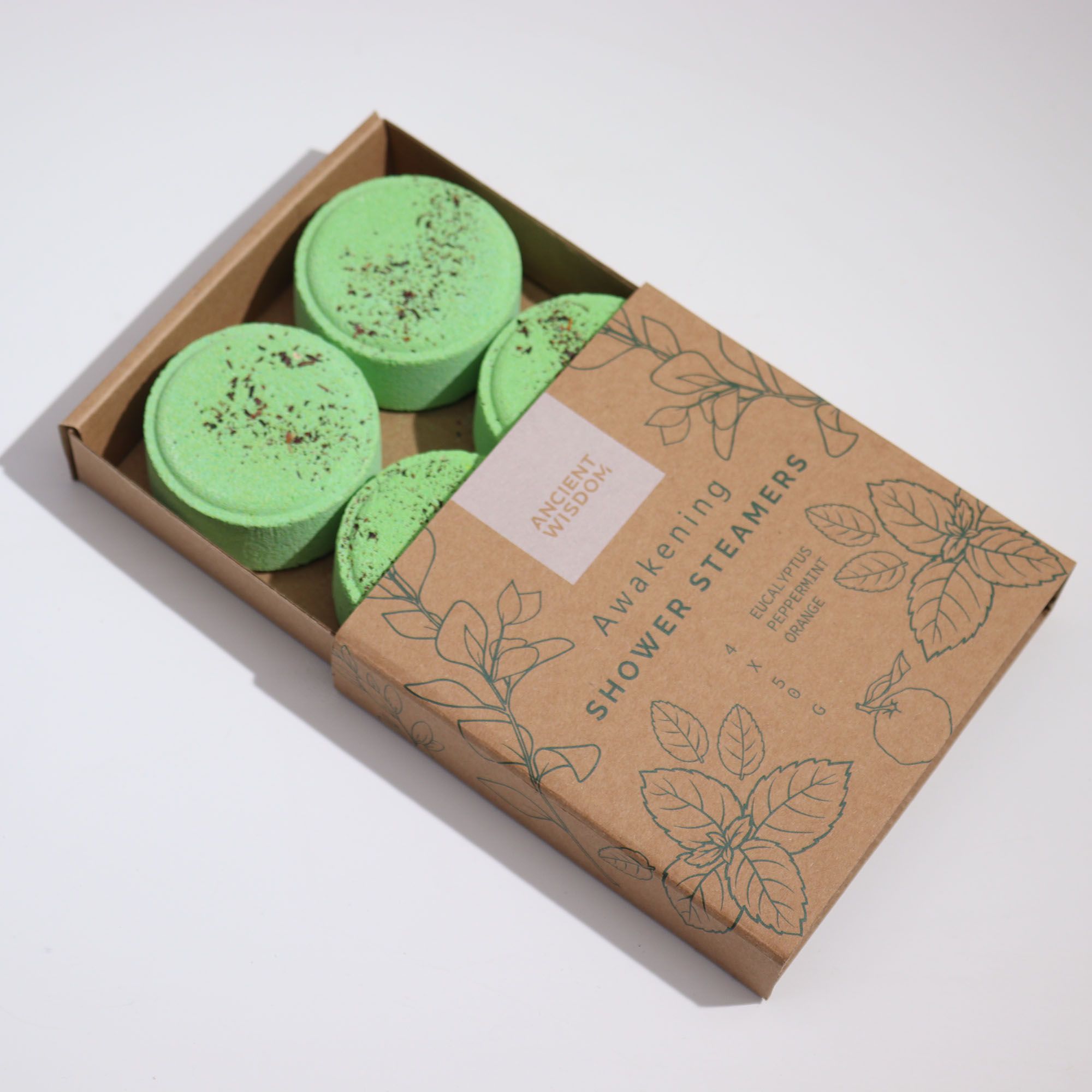 Zen Shower Steamers - Therapy Wellness Quartet - Awakening (Green) - Afbeelding 3