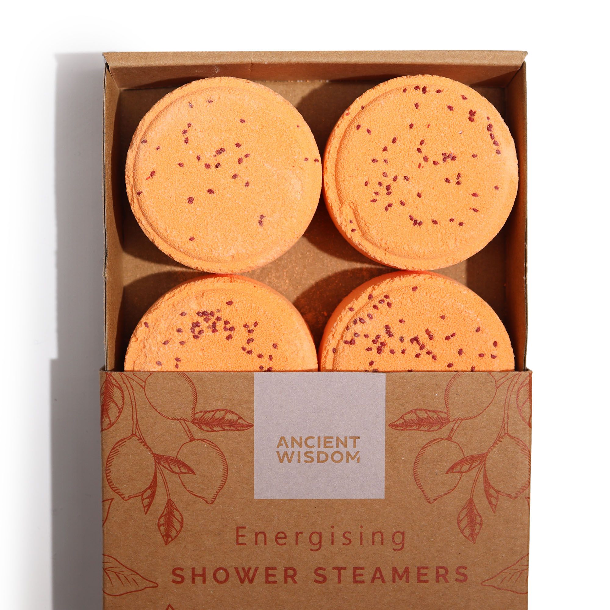 Zen Shower Steamers - Therapy Wellness Quartet - Energising (Orange) - Afbeelding 2