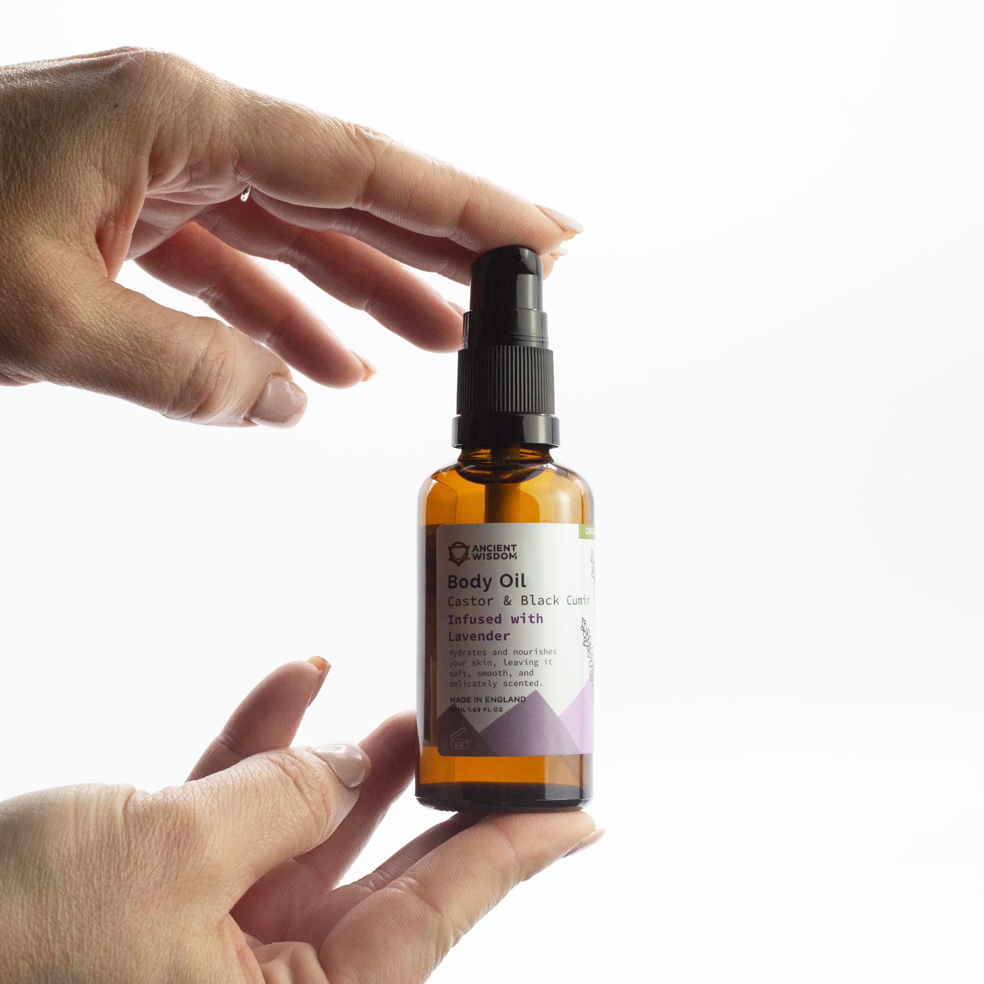 Organic Body Oil 50ml - Lavender - Afbeelding 3