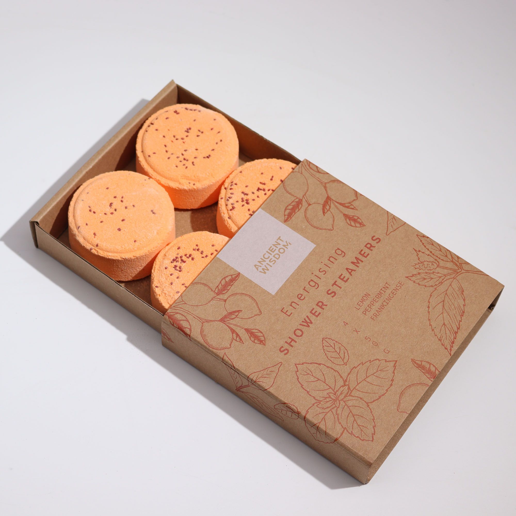 Zen Shower Steamers - Therapy Wellness Quartet - Energising (Orange) - Afbeelding 4
