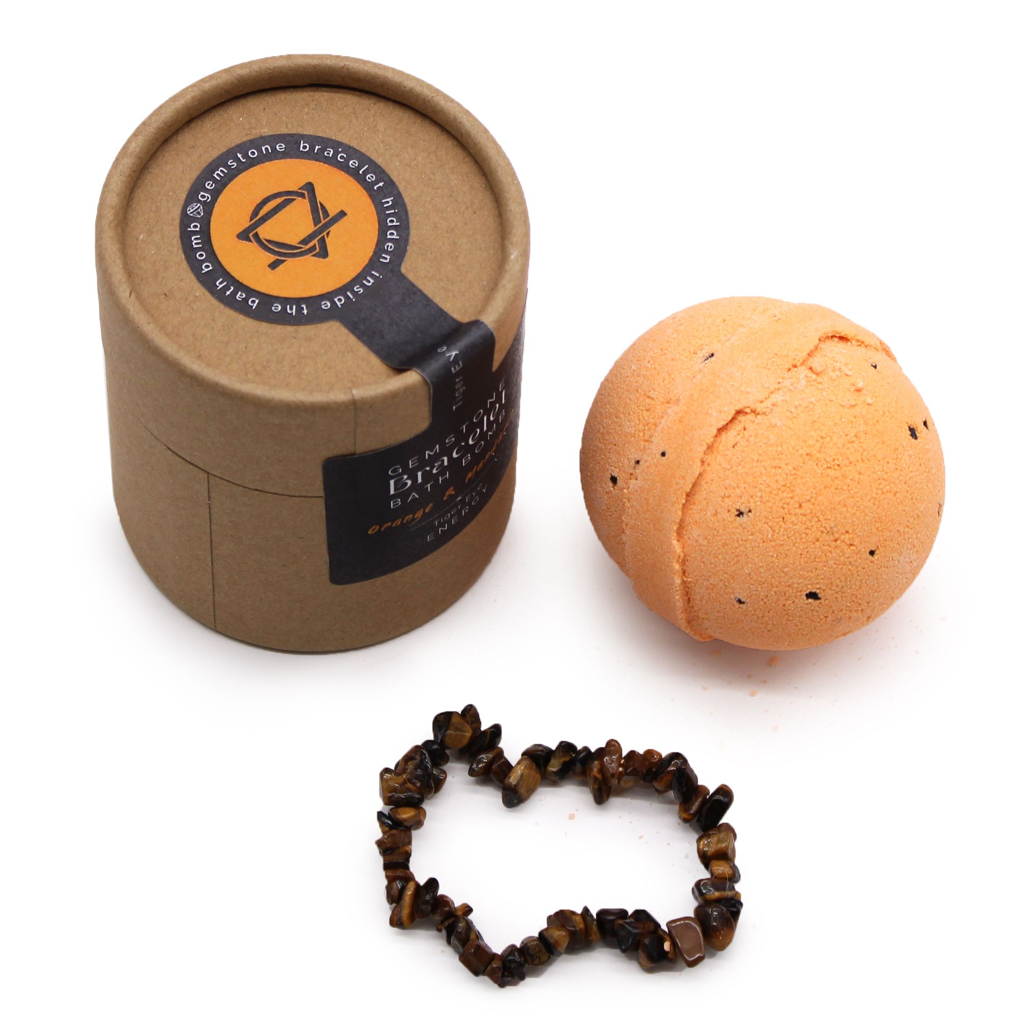 Tiger Eye Gem Bracelet Bath Bomb - Afbeelding 10