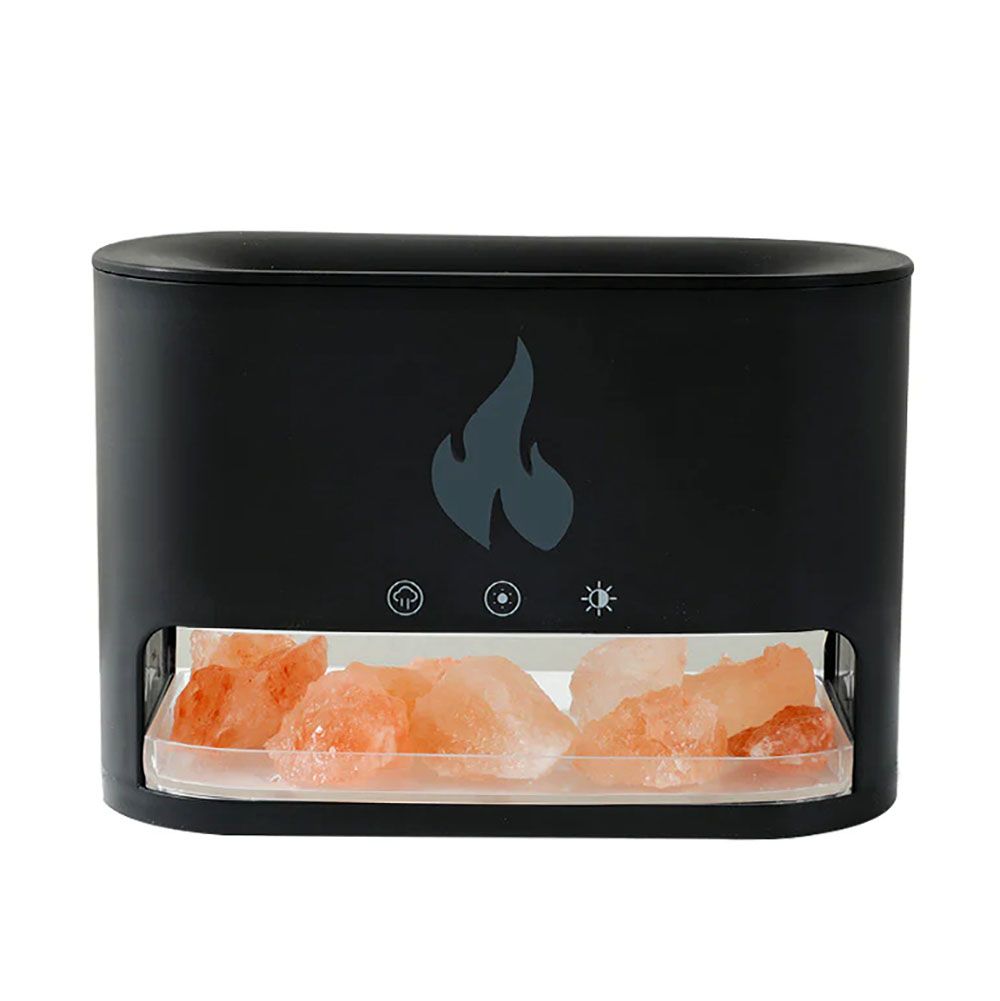 Blaze Aroma Diffuser - Himalayan Salt Chamber - USB-C - Flame Effect (Salt included) - Afbeelding 3