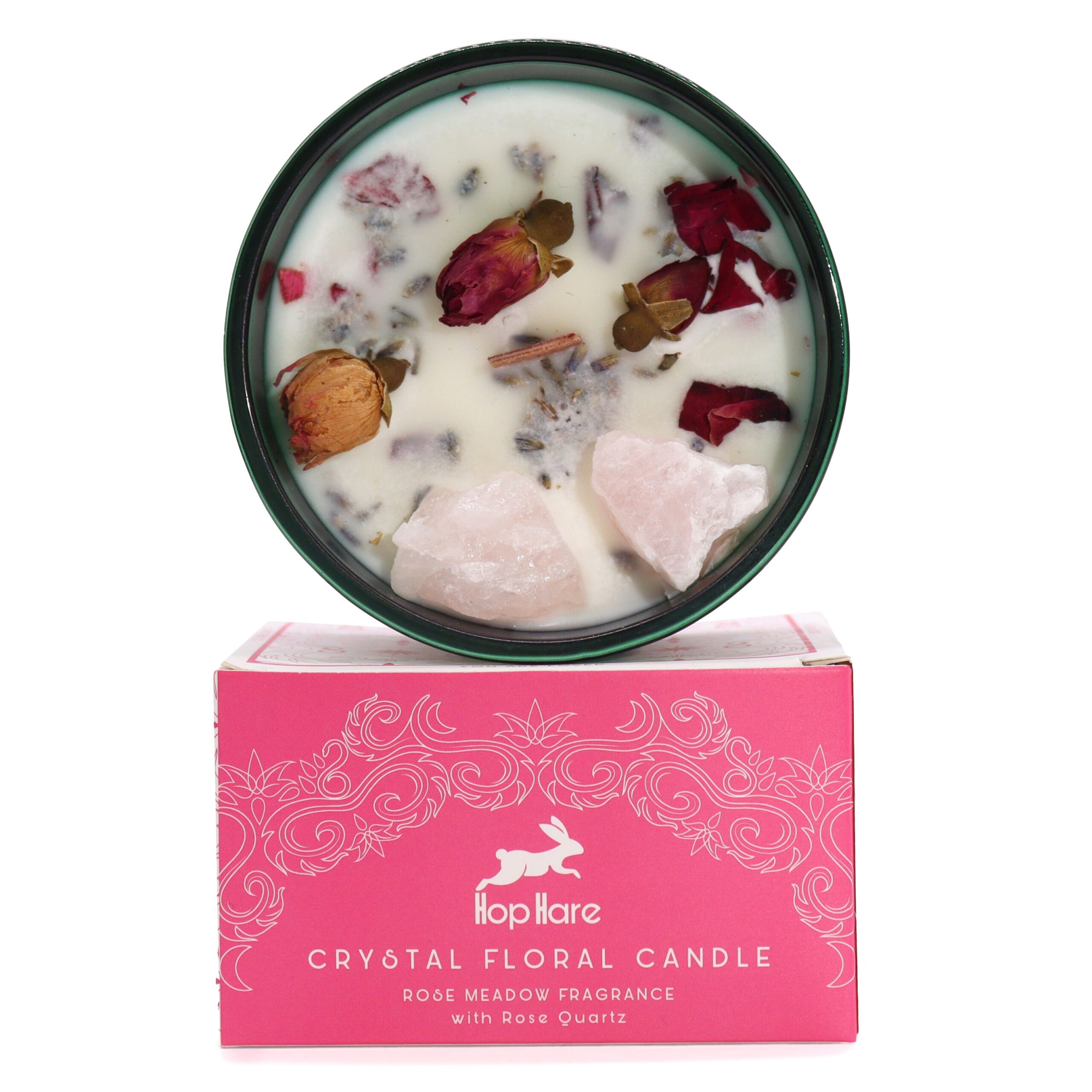 Hop Hare Crystal Magic Flower Candle - The Lovers - Afbeelding 6