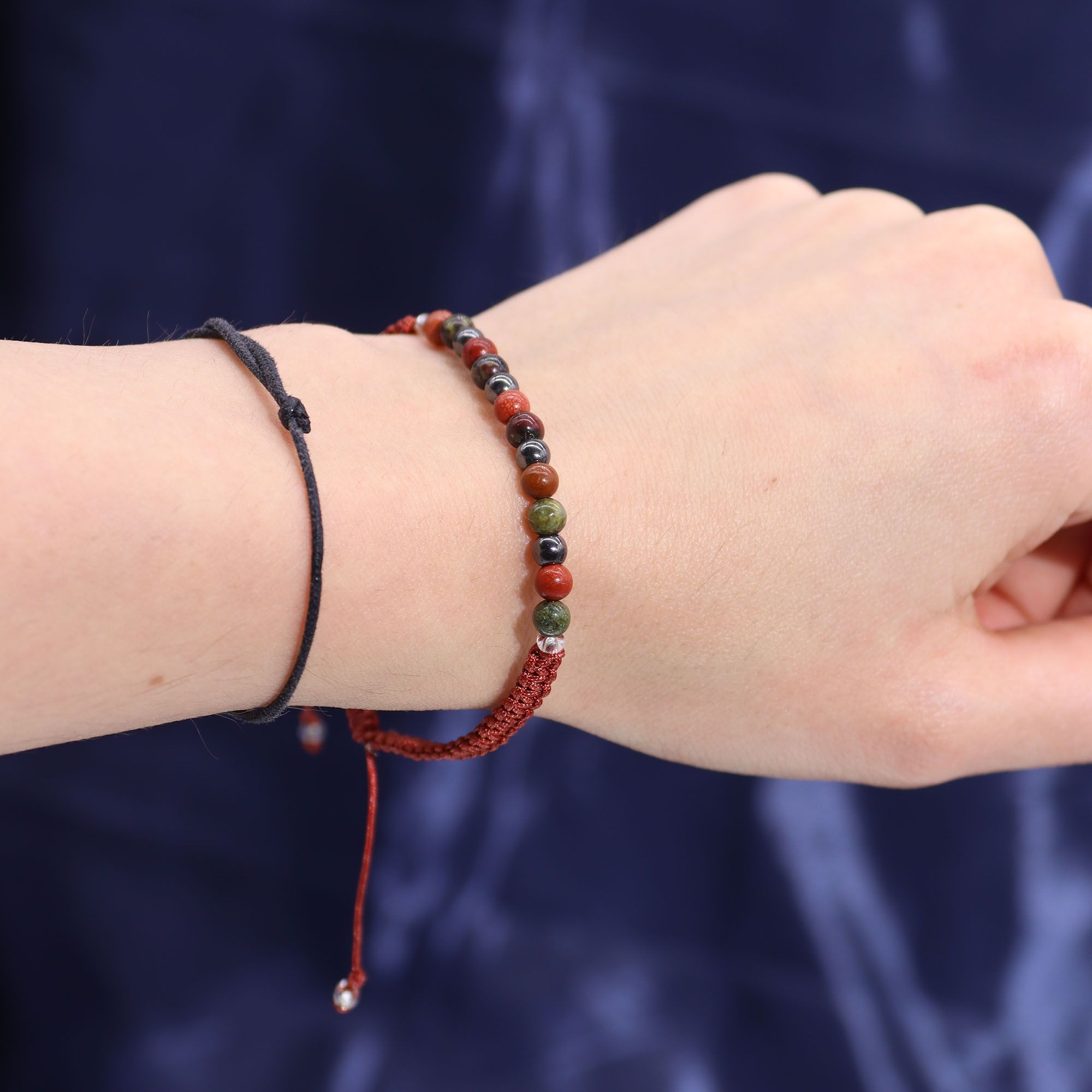 Zodiac Crystal Candle with Gemstone Bracelet - Aries - Afbeelding 2