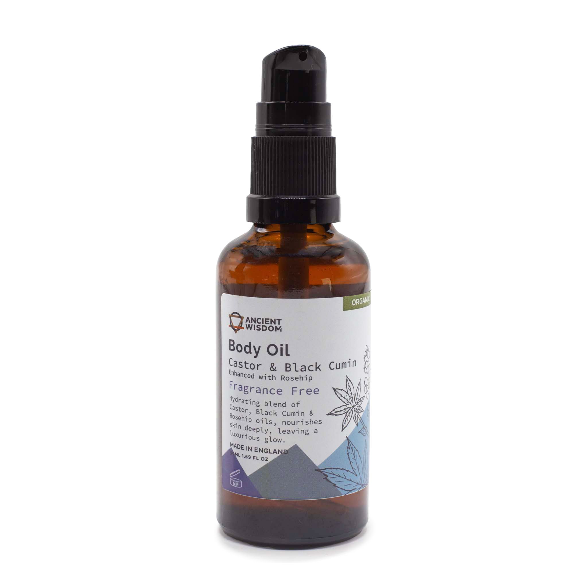 Organic Body Oil 50ml - Rosehip (Unfragranced) - Afbeelding 5