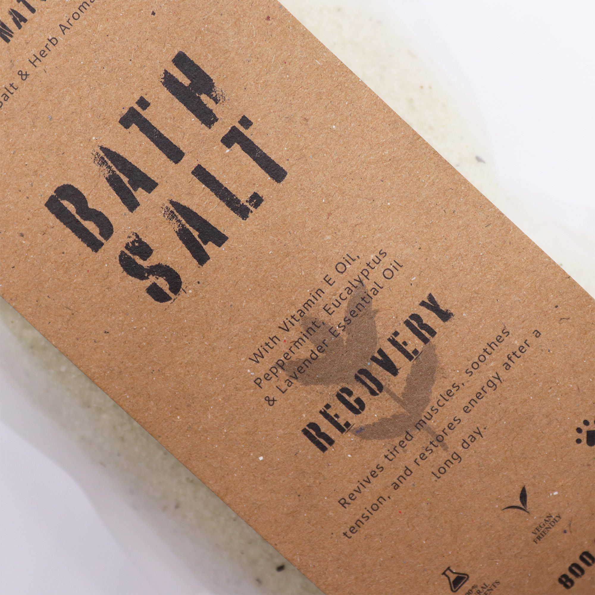 Greenman Rituals Menthol Aromatherapy Epsom Bath Salt – Recovery - Afbeelding 2