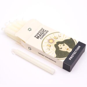 Manifest Magic Candles (pack of 12) - Ivory - Protection