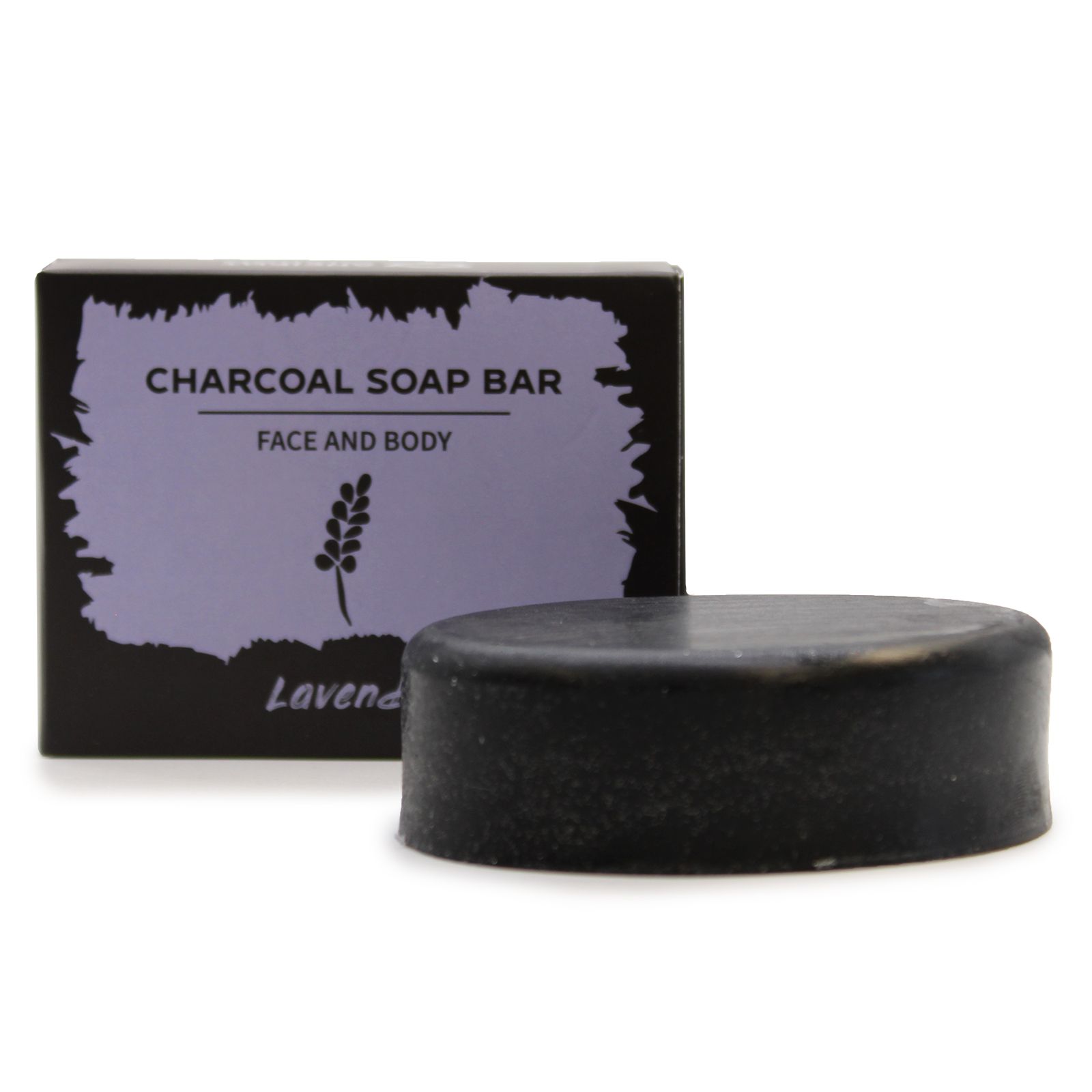 Charcoal Soap 85g - Lavender - Afbeelding 3