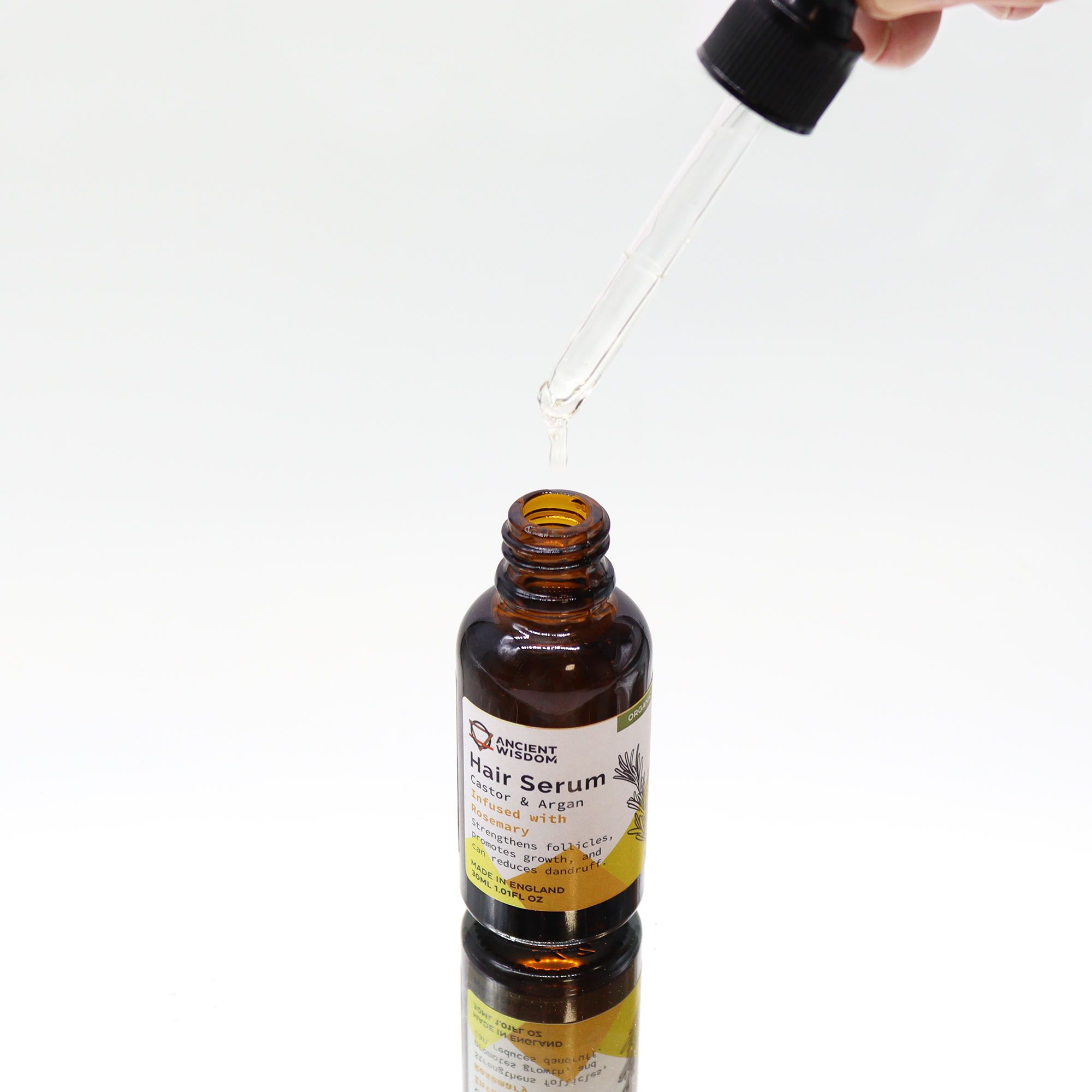 Organic Hair Serum 30ml - Rosemary - Afbeelding 3