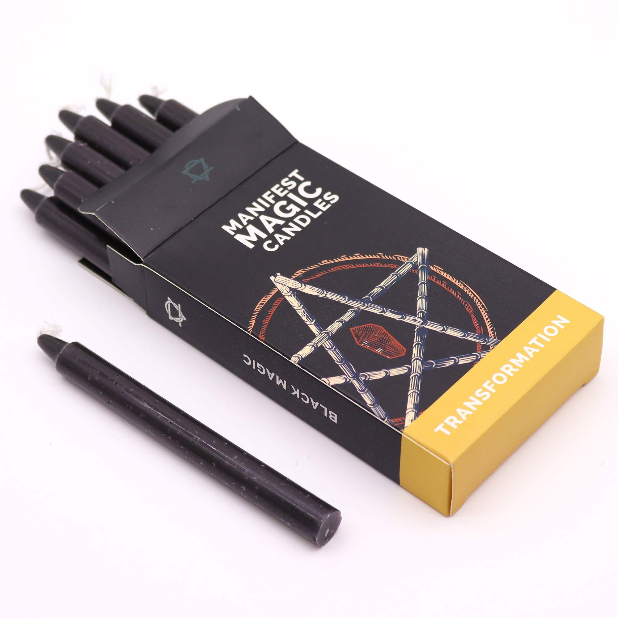 Manifest Magic Candles (pack of 12) - Black - Transformation - Afbeelding 2